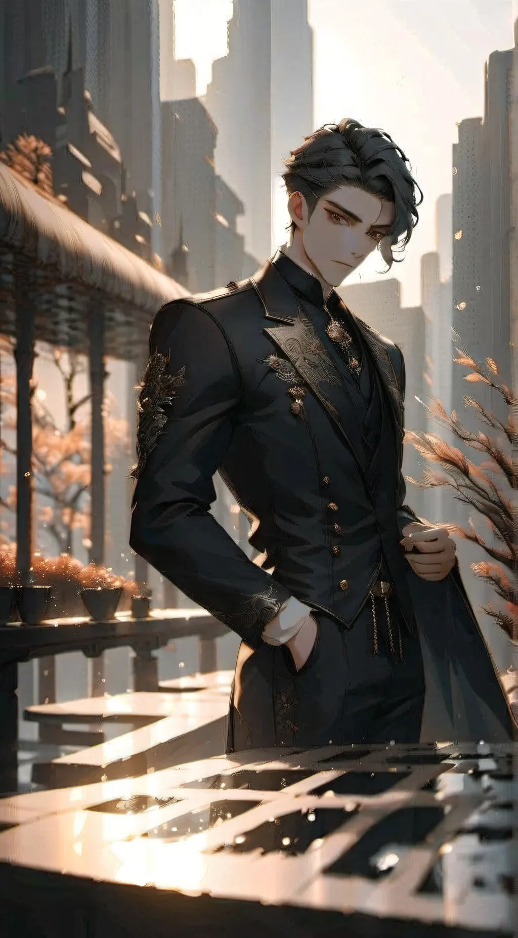 ai character: Liam background