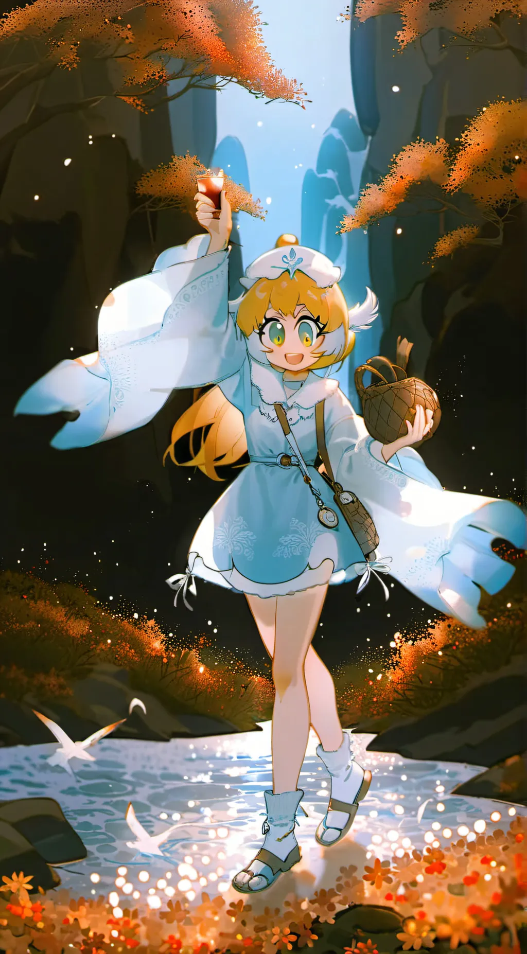 ai character: mika kit background