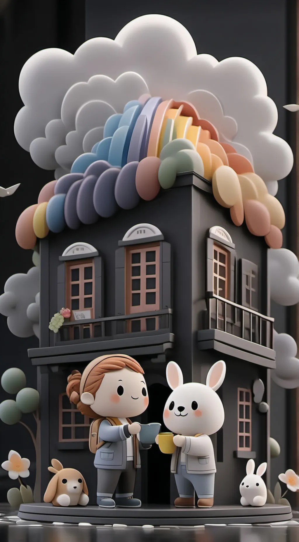 ai character: Orange!! background