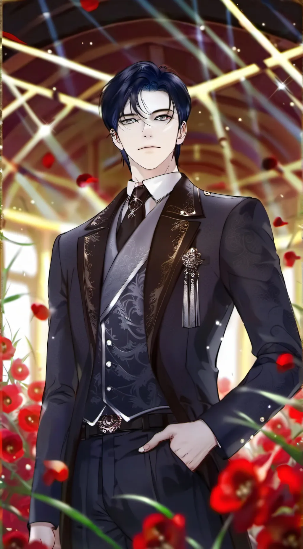 ai character: Alexander  background