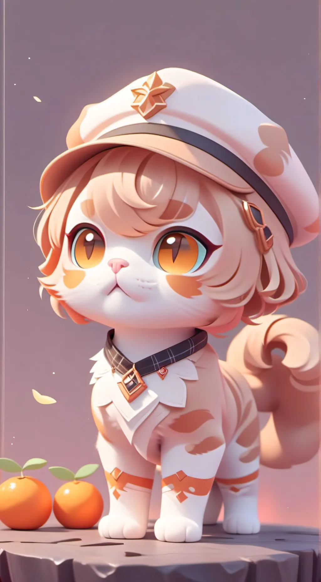 ai character: Tangerine (WCUE OC background
