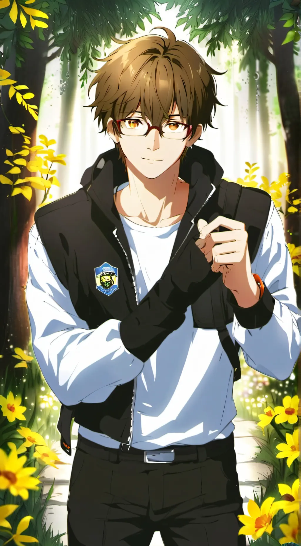 ai character: Felix  background