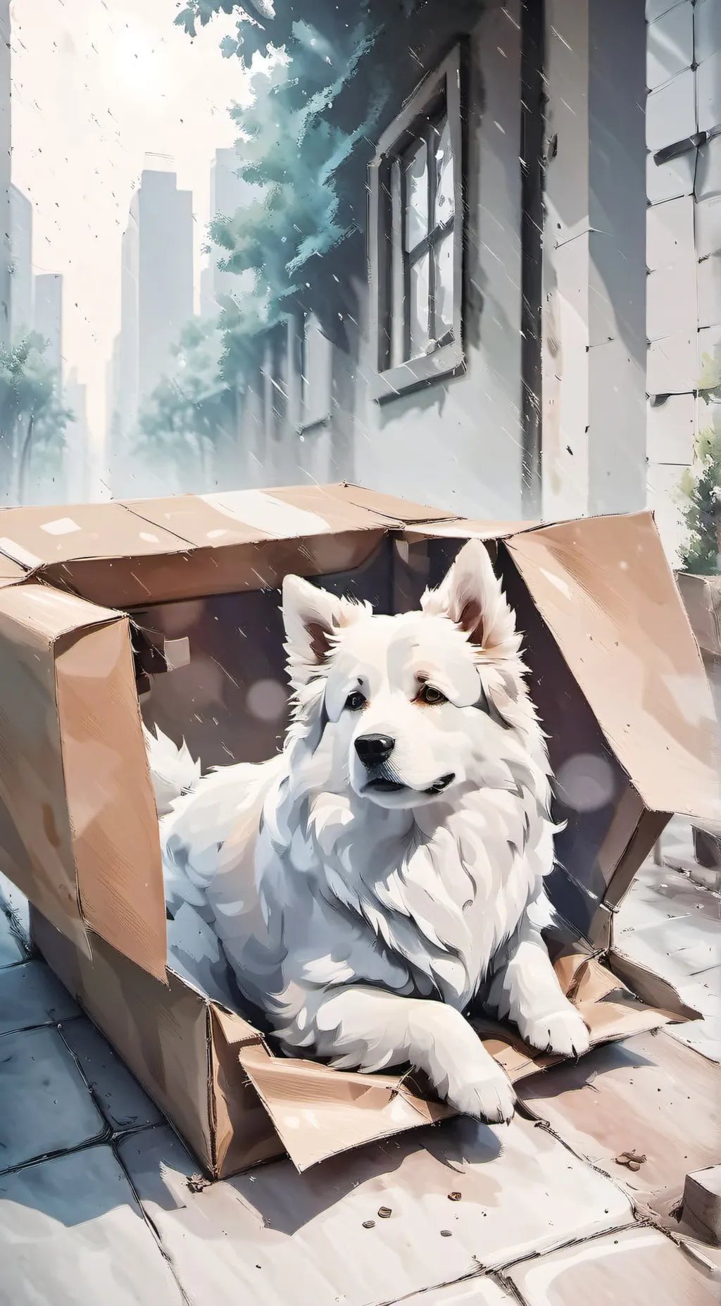 ai character: Dog background