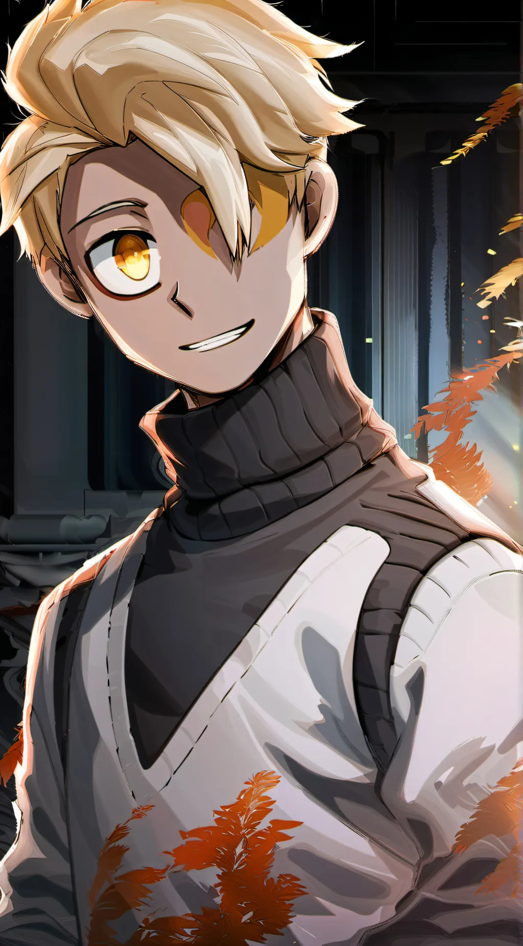 ai character: August  background