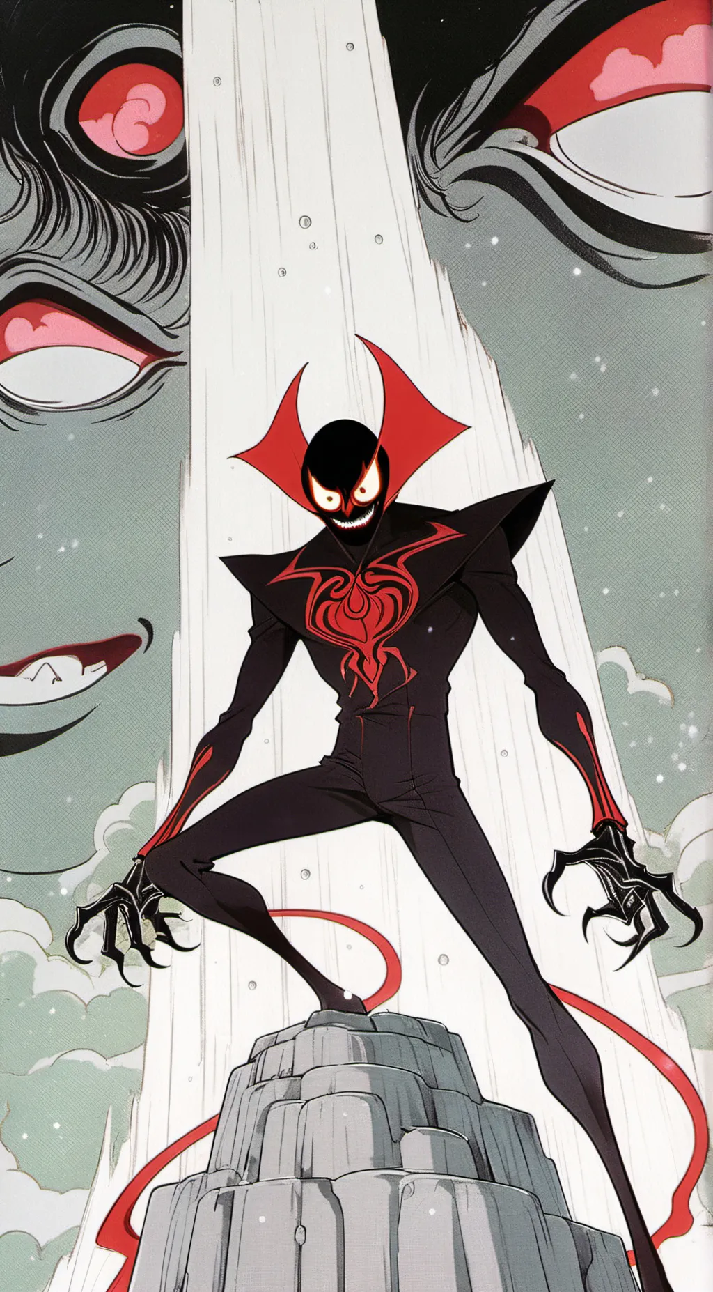 ai character: AAAAAAAAUGH background