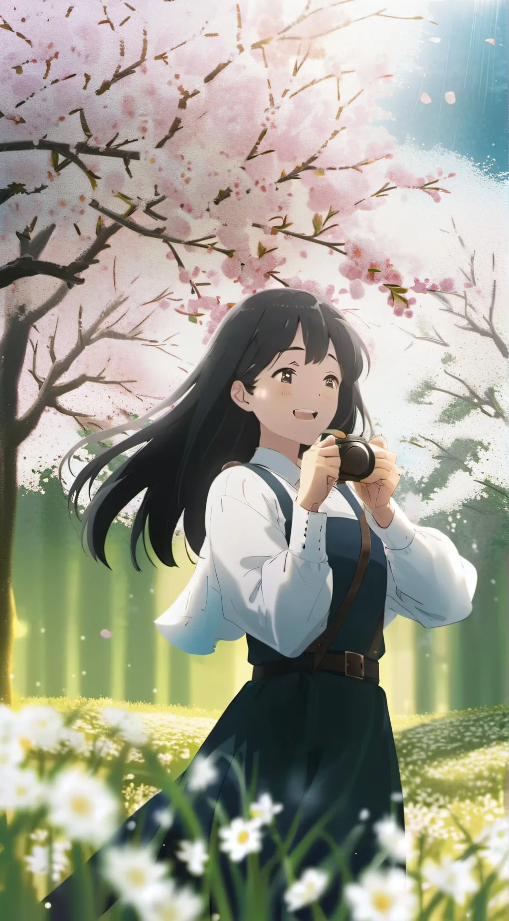 ai character: Bubbles background