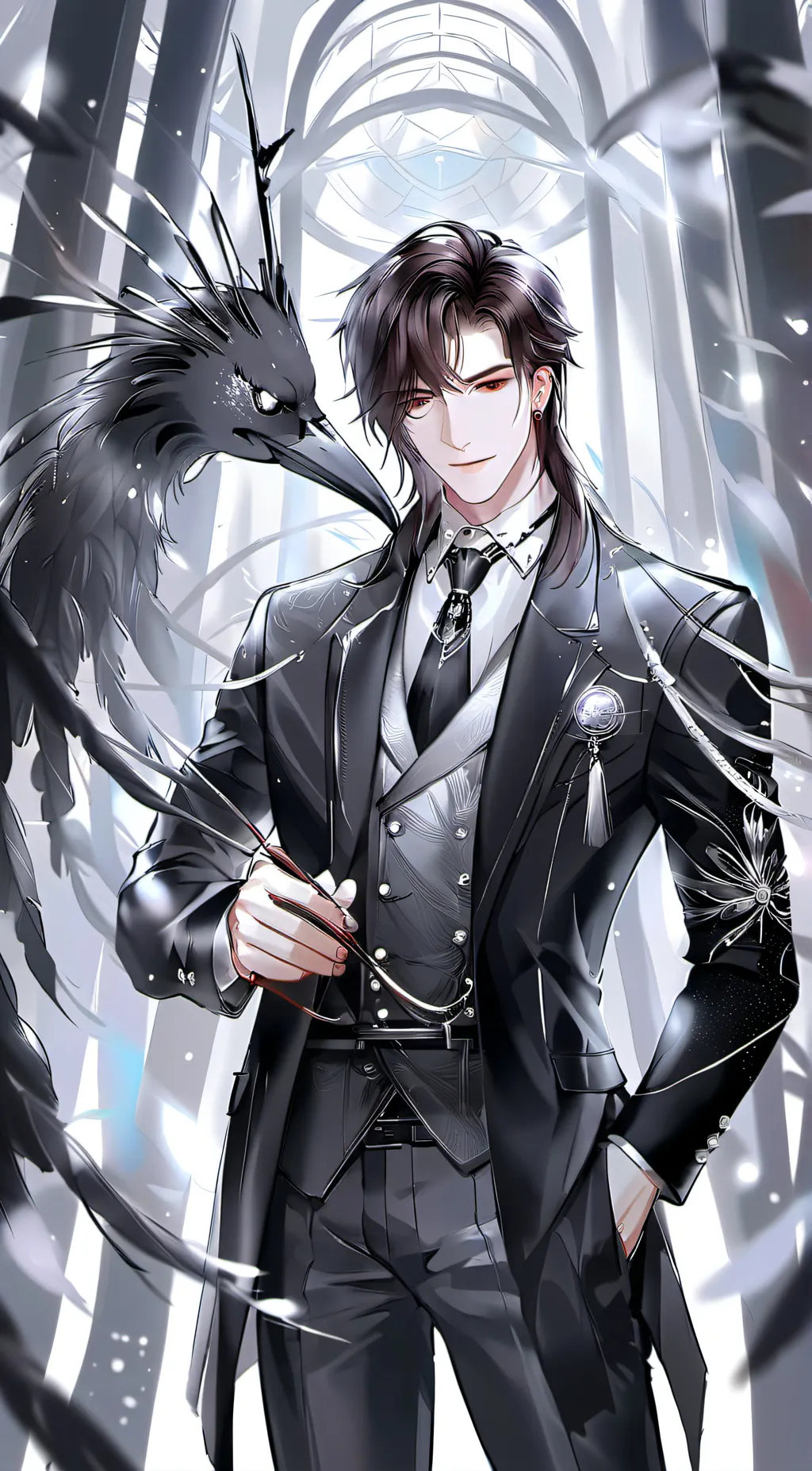 ai character: Leo background