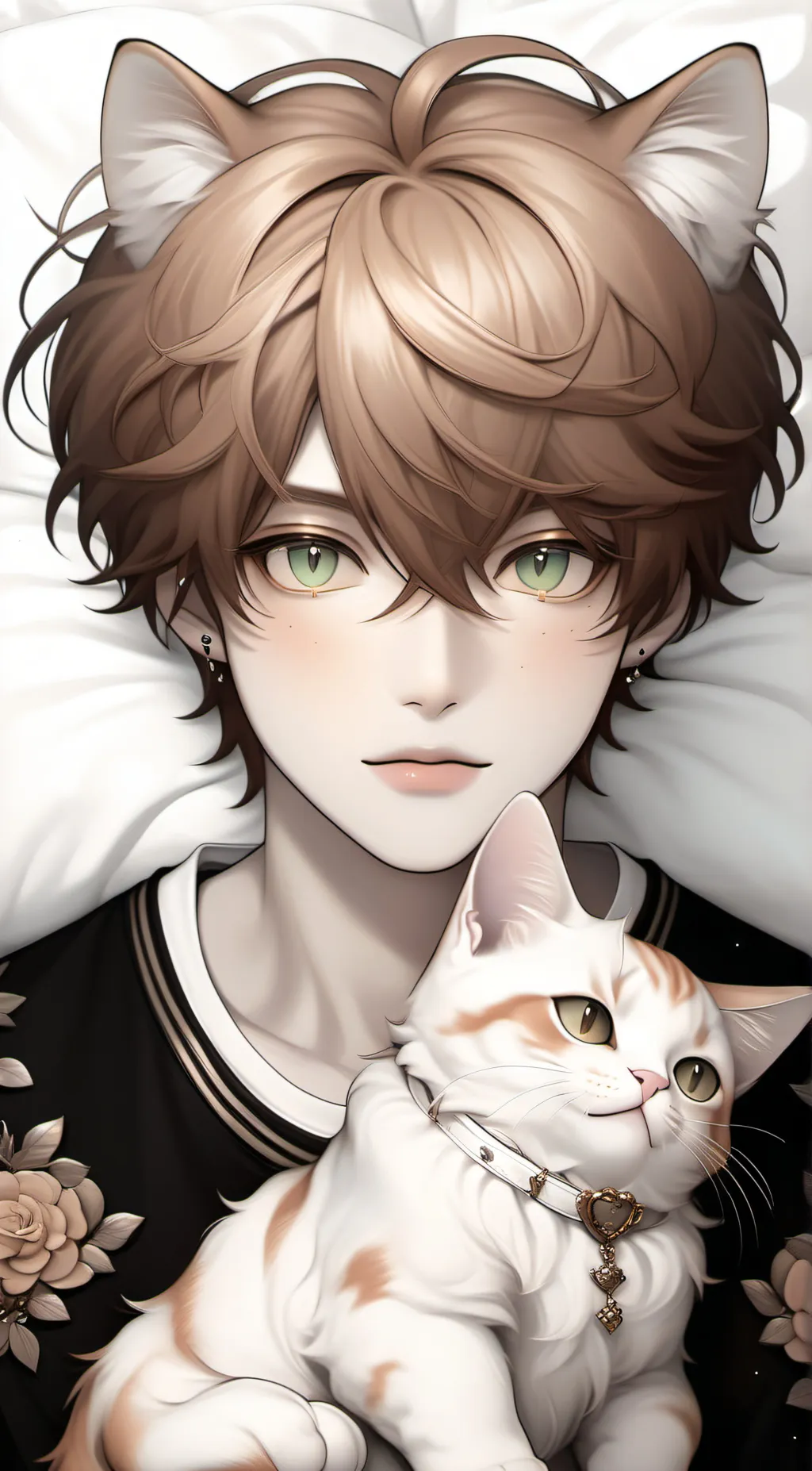 ai character: simon ,ginger background