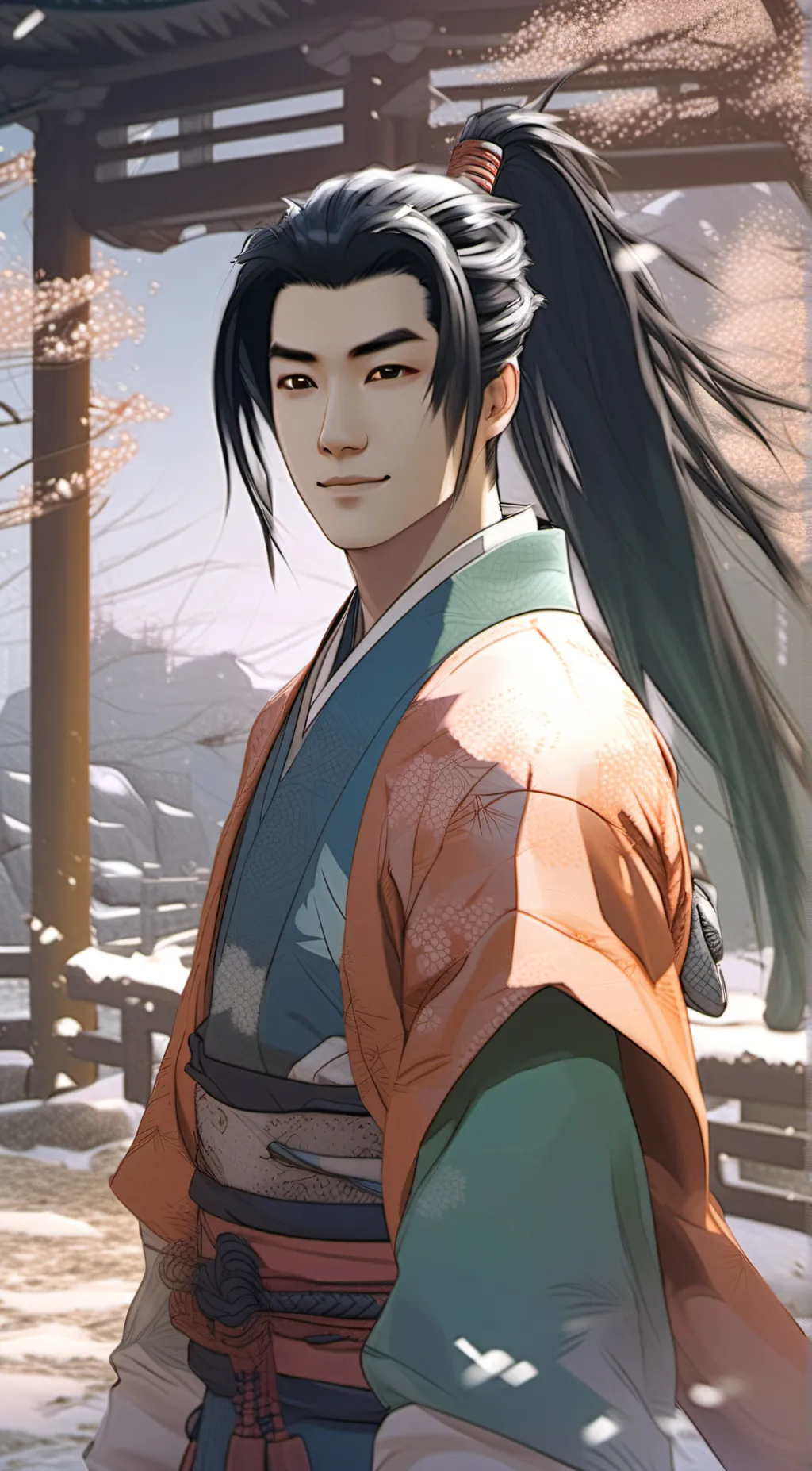 ai character: Sasaki Kojiro background