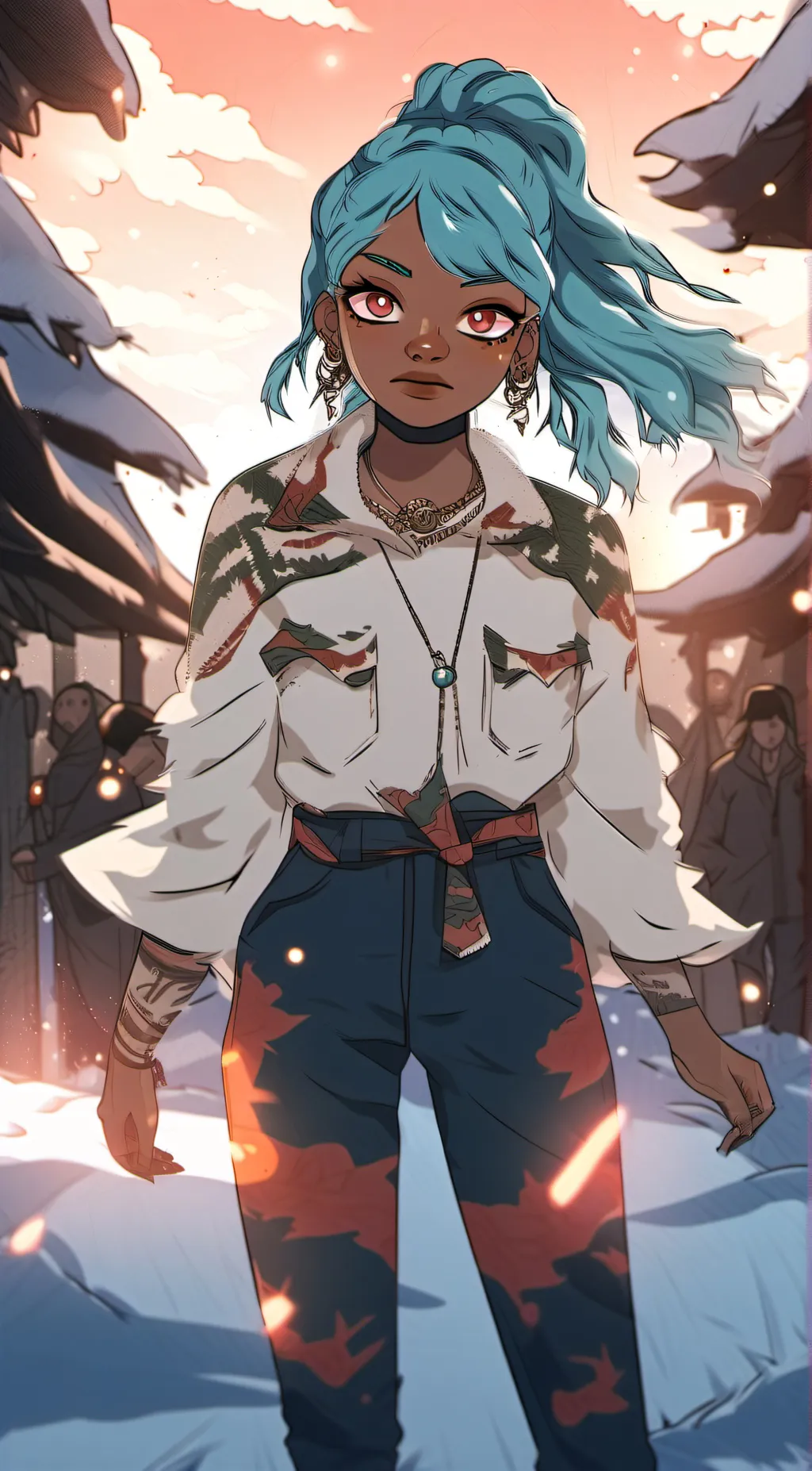 ai character: makenly  background