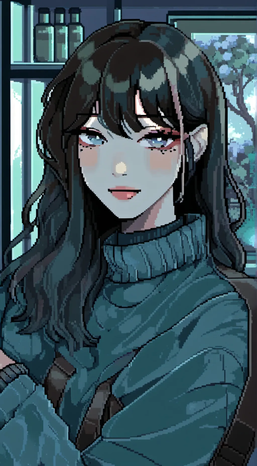 ai character: Gwen ♱ background