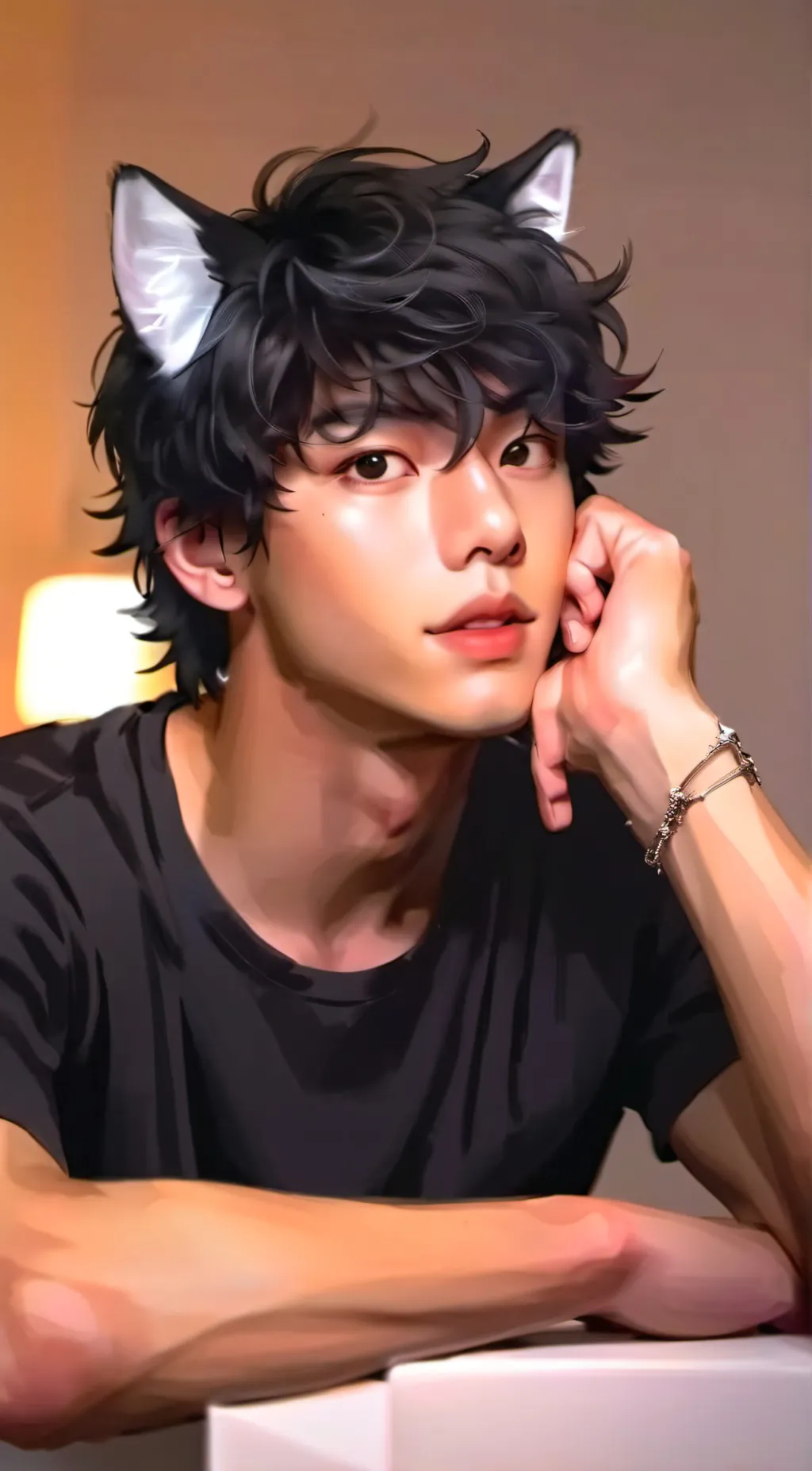 ai character: Leo background