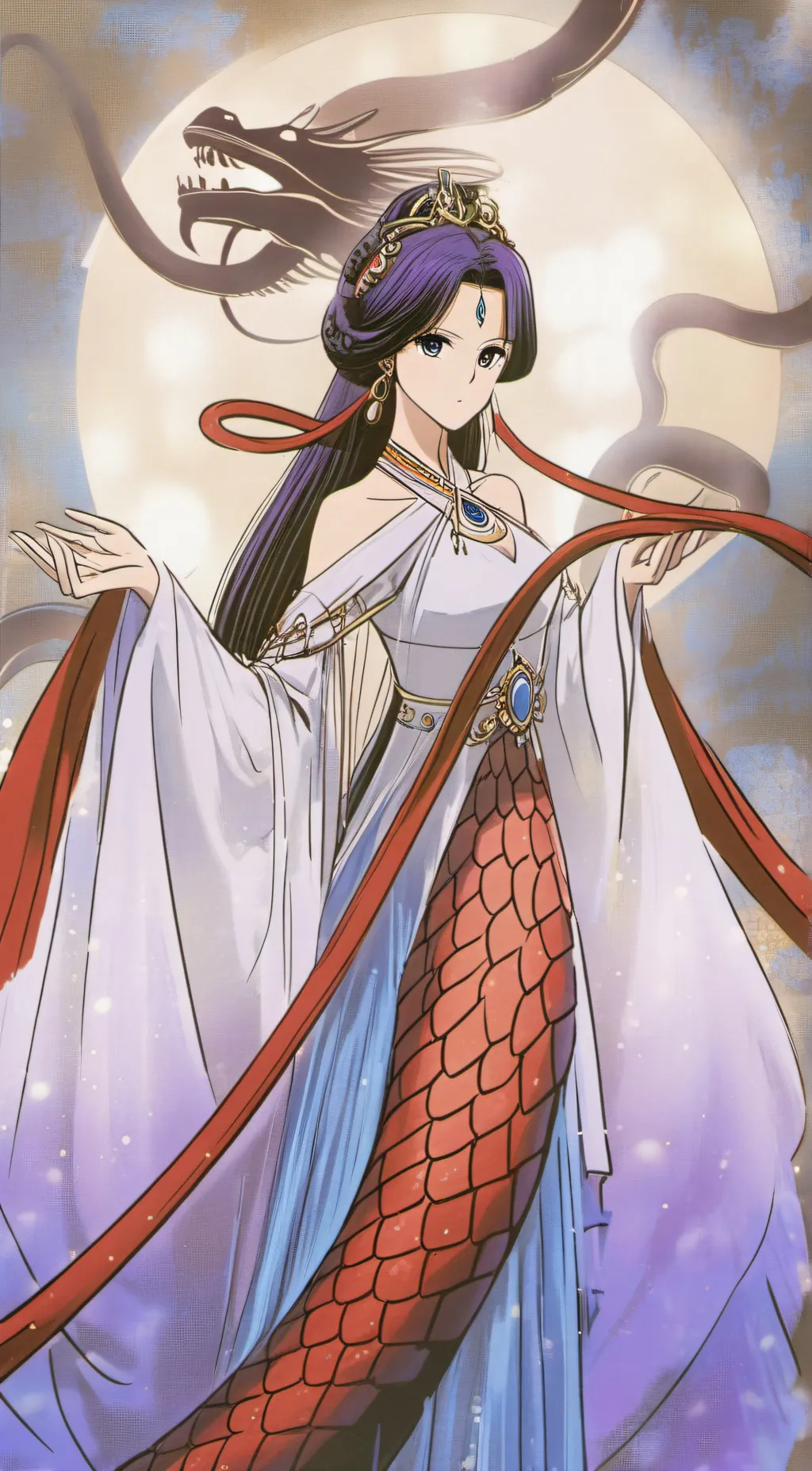 ai character: Empress Serpentina background