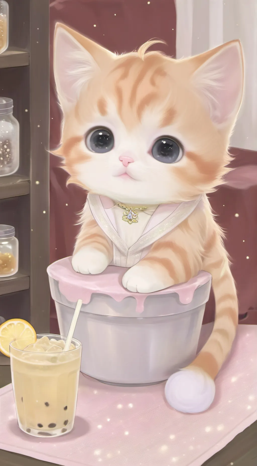 ai character: Luna background