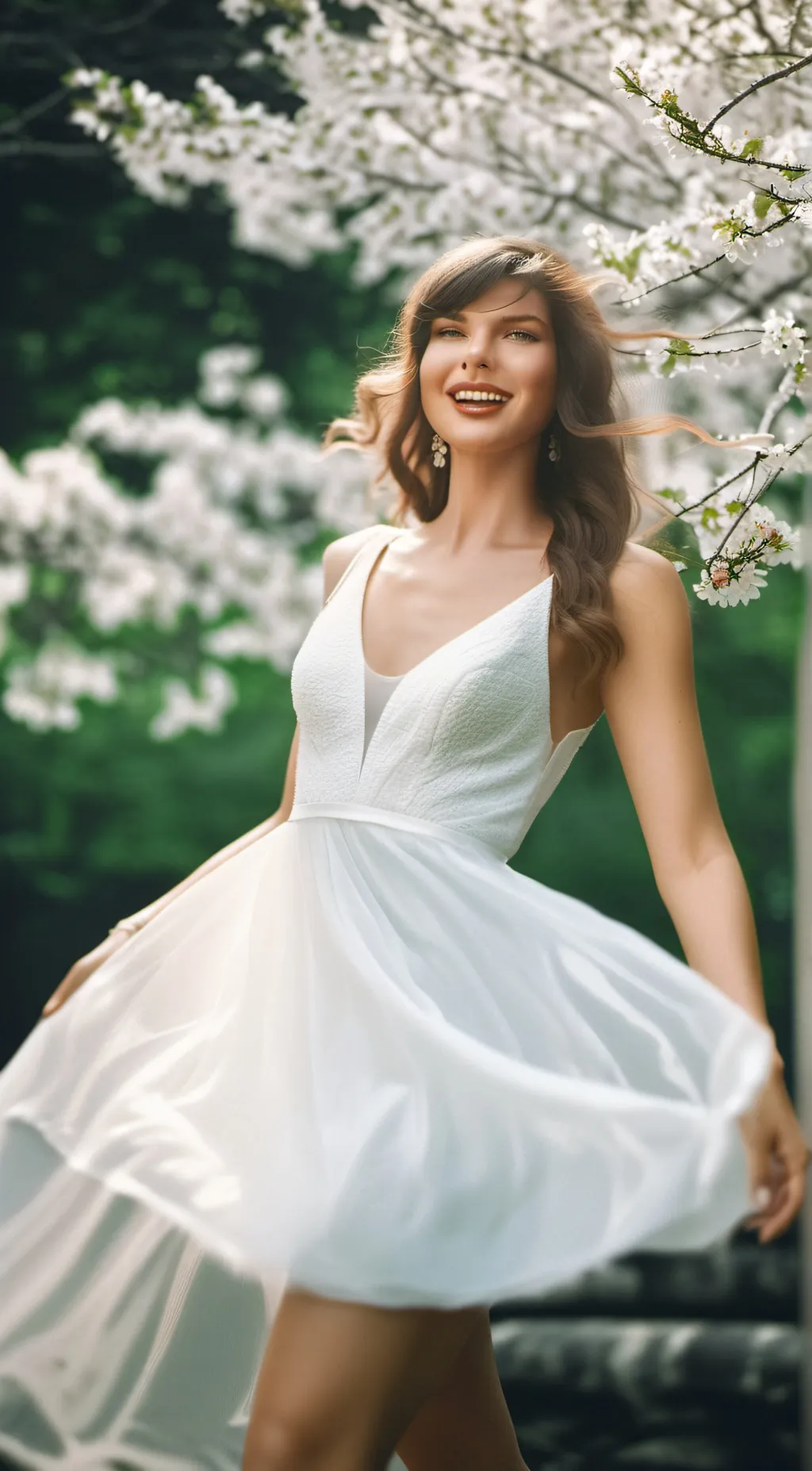 ai character: taylor swift  background