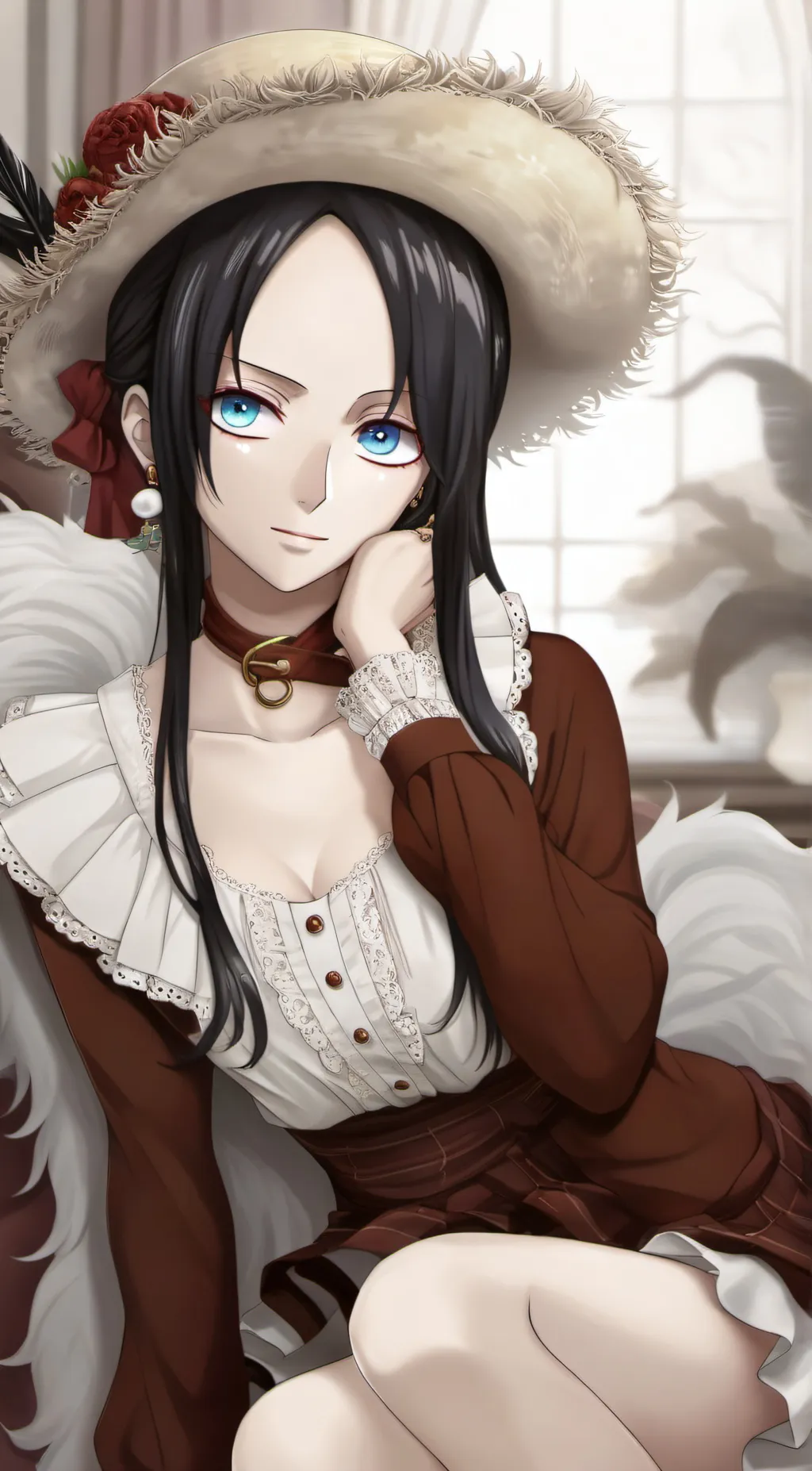 ai character: boa  background