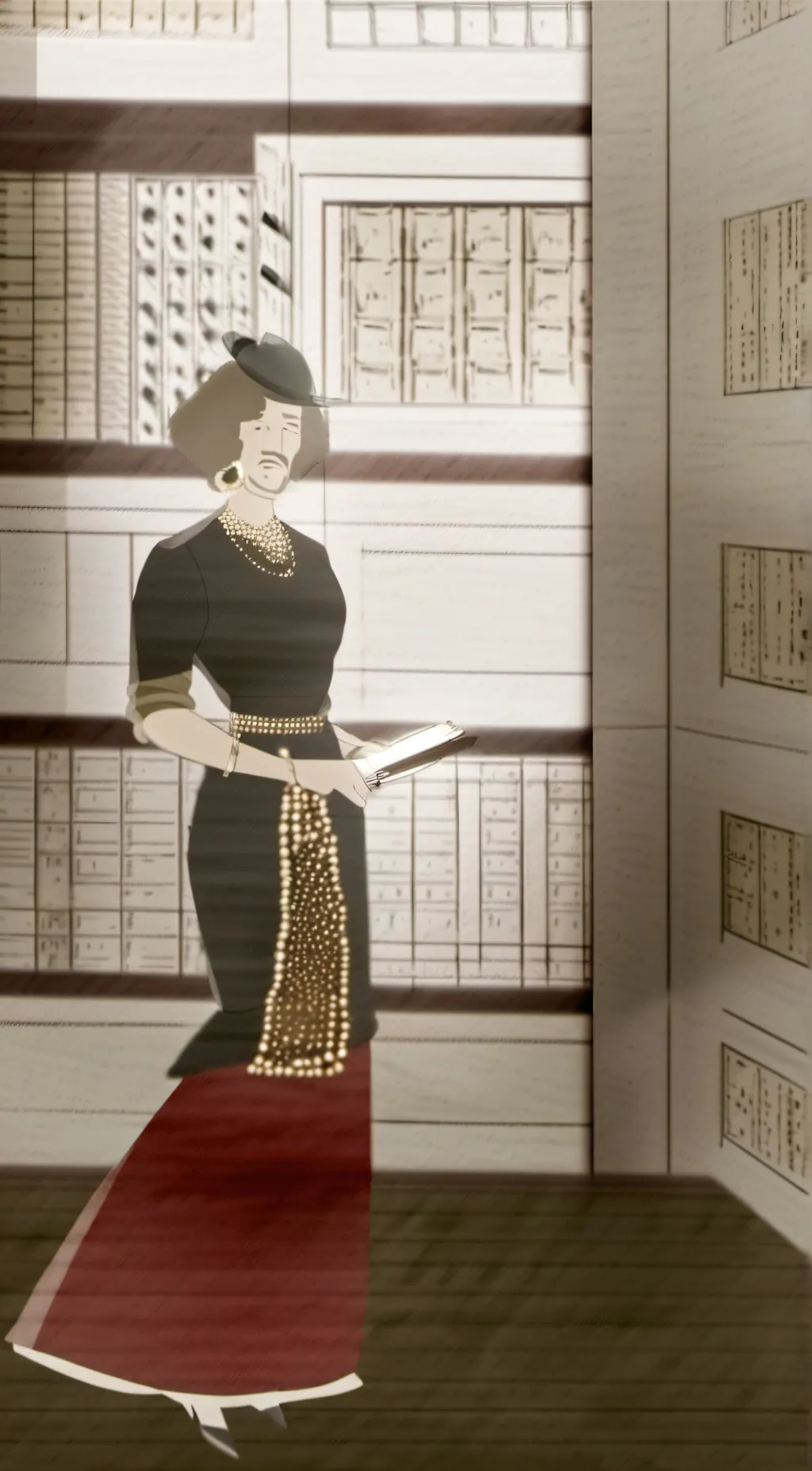 ai character: Money money green background