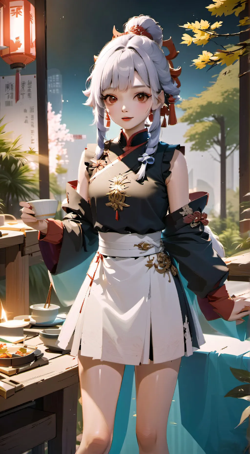 ai character: 女女恋 background