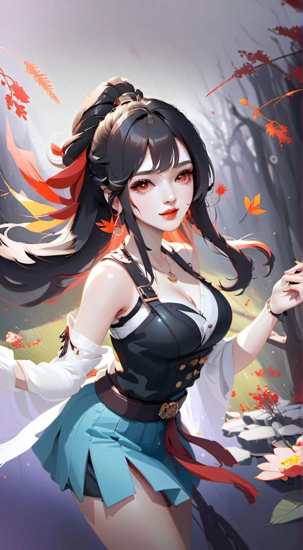 ai character: Lily background