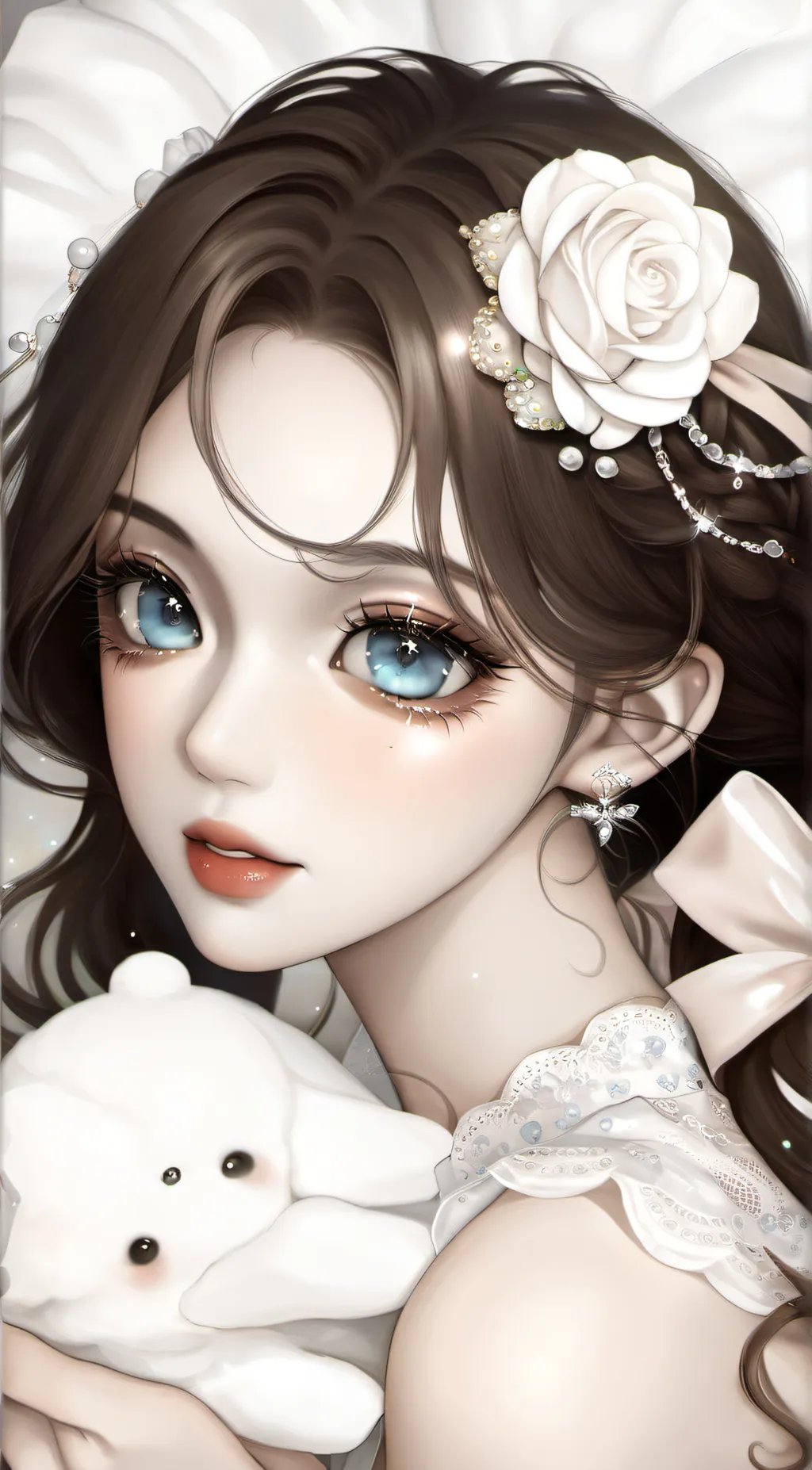 ai character: 🌷cailla 🪻 background