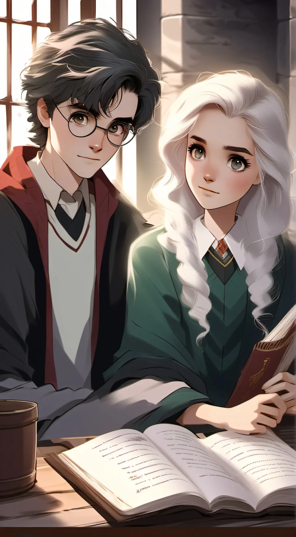 ai character: harry and Sophia background