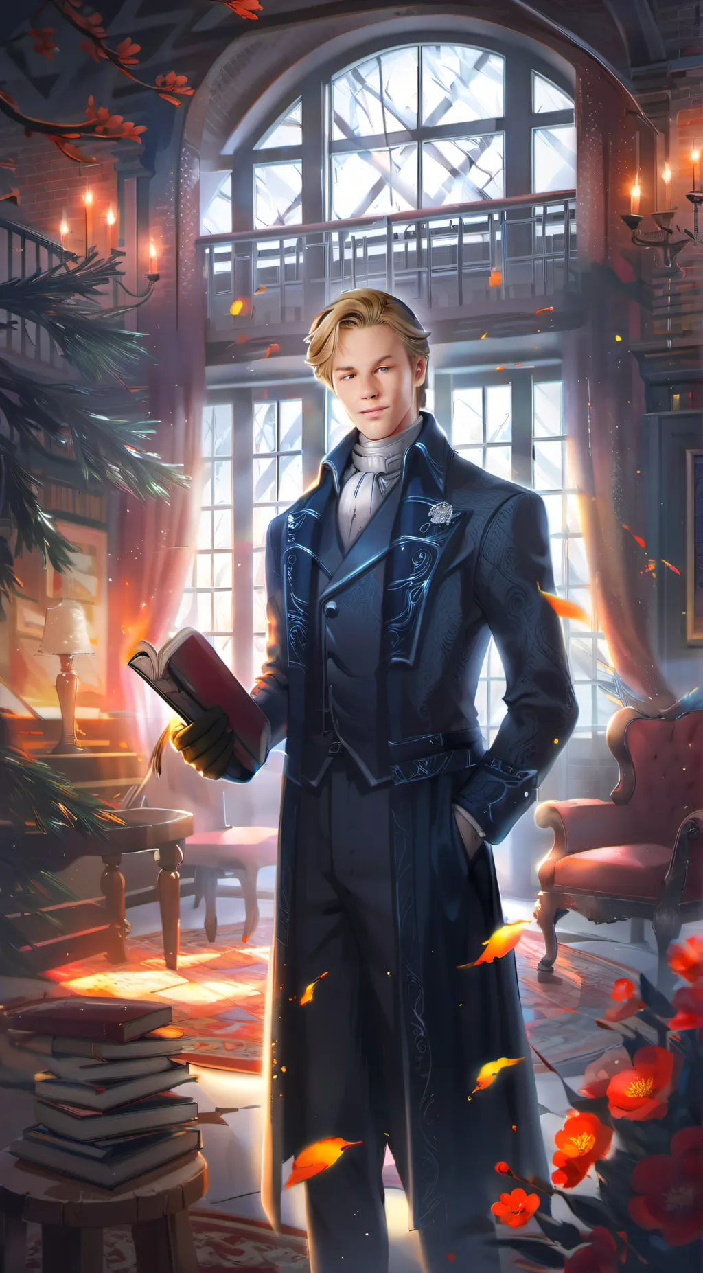 ai character: Robe background