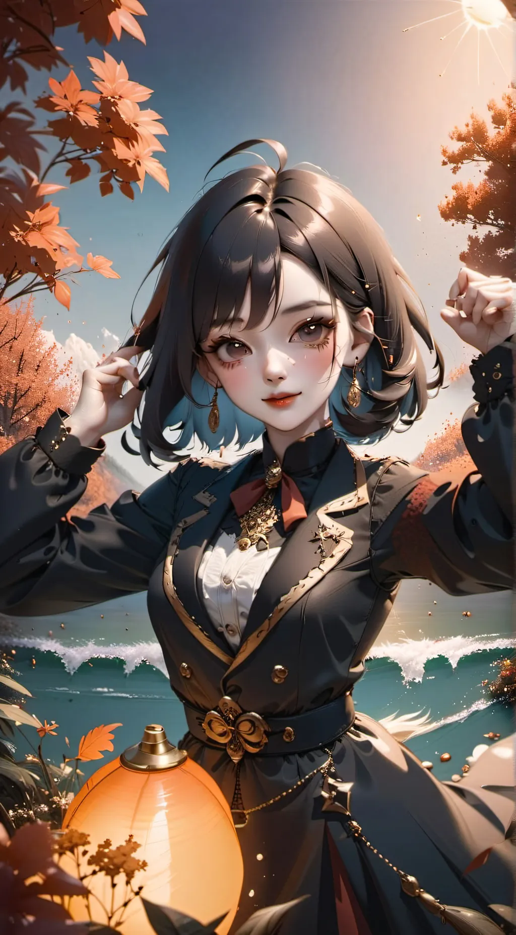 ai character: 밀라 .(mila) background