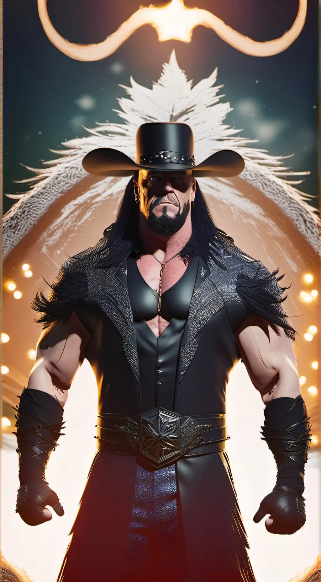 ai character: UNDERTAKER  background