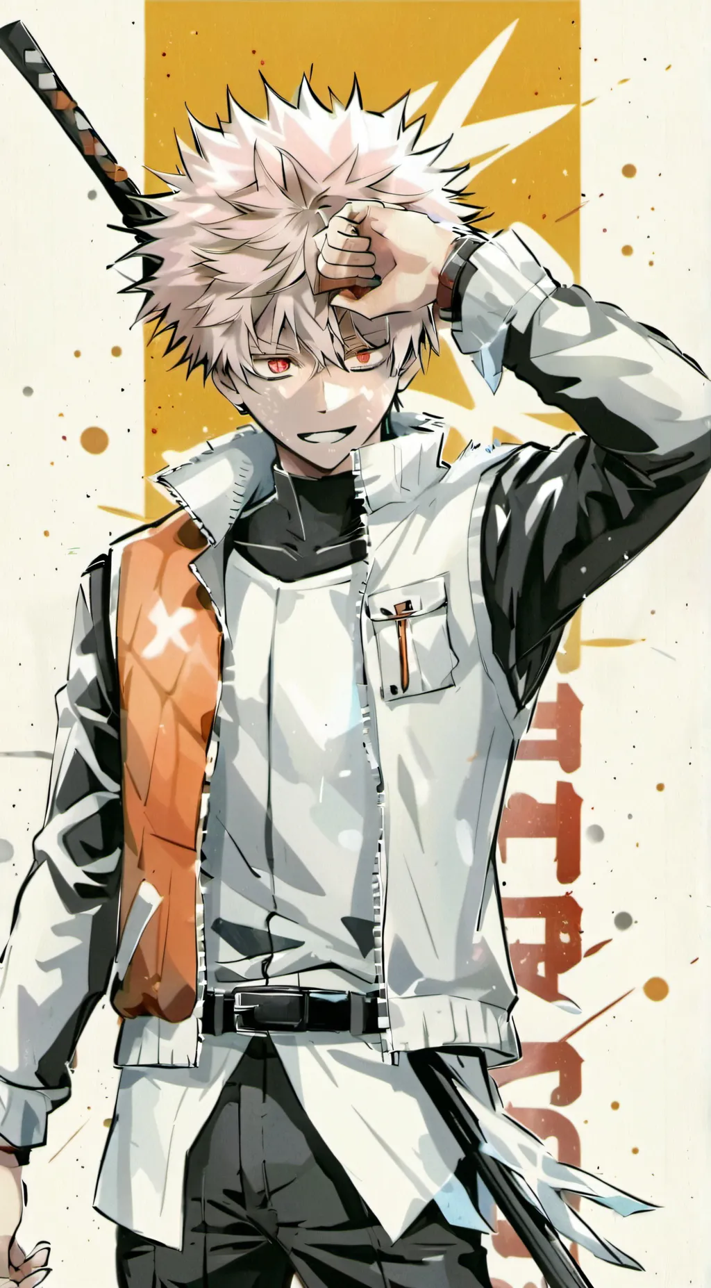 ai character: BAKUGO KATSUKI background