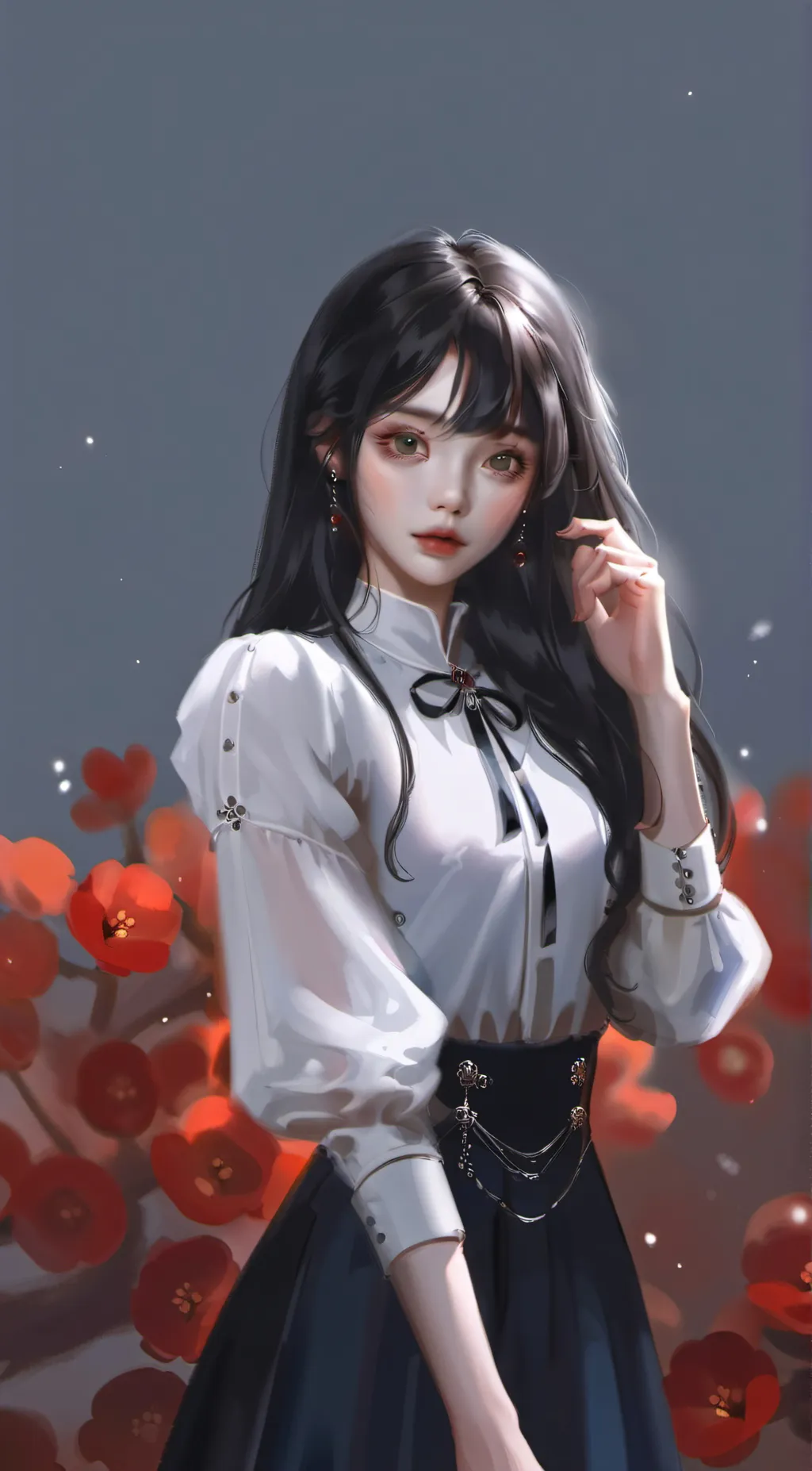 ai character: Rose 🌹 🥀  background