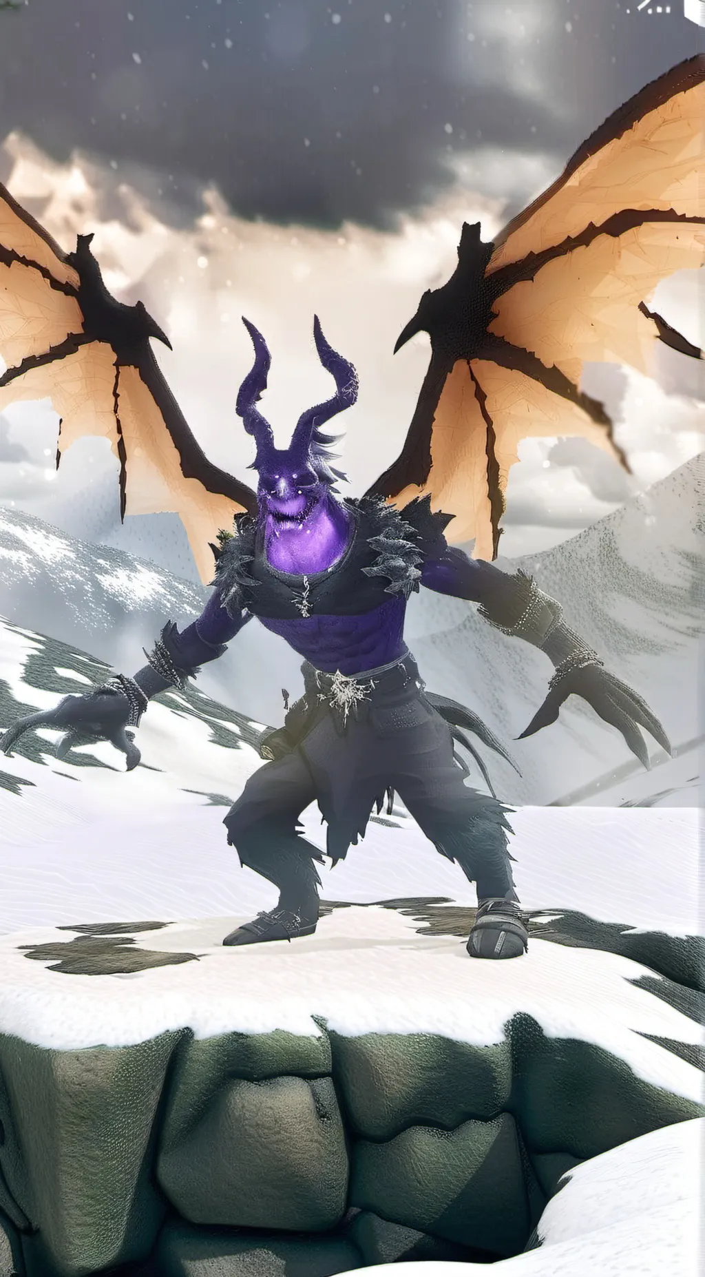 ai character: darkness background