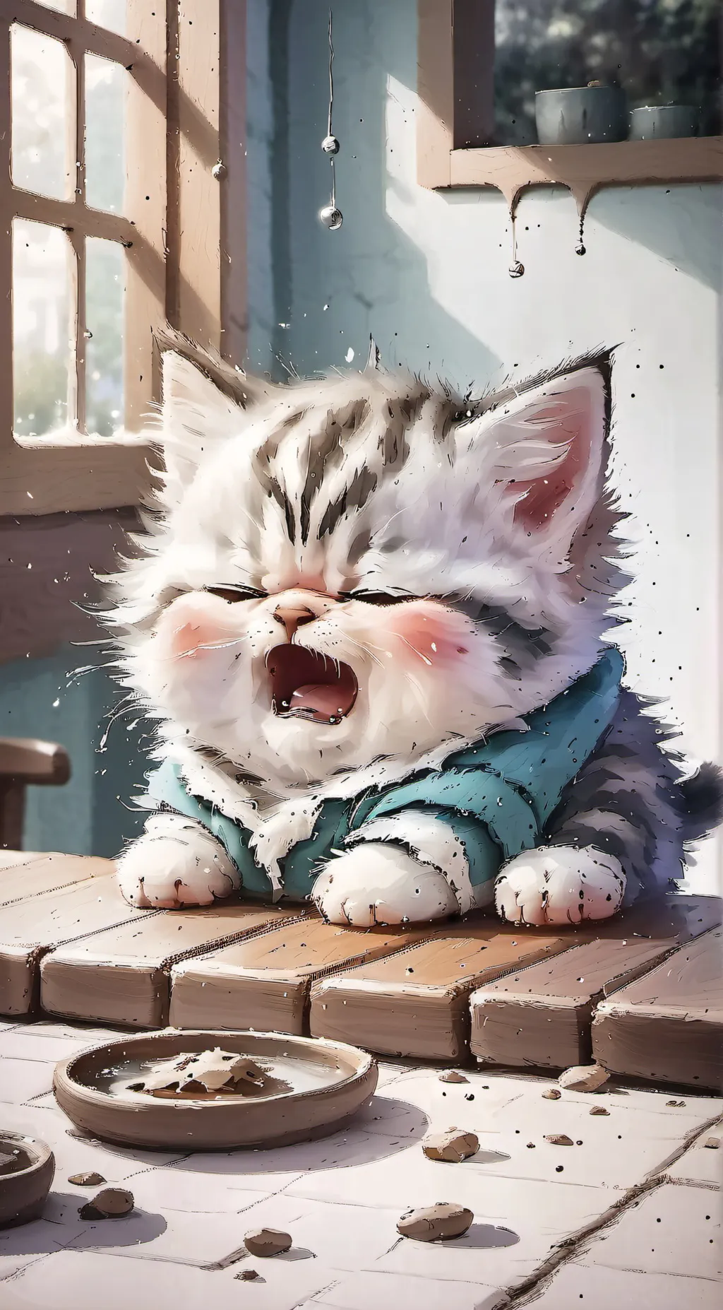 ai character: Mochi background