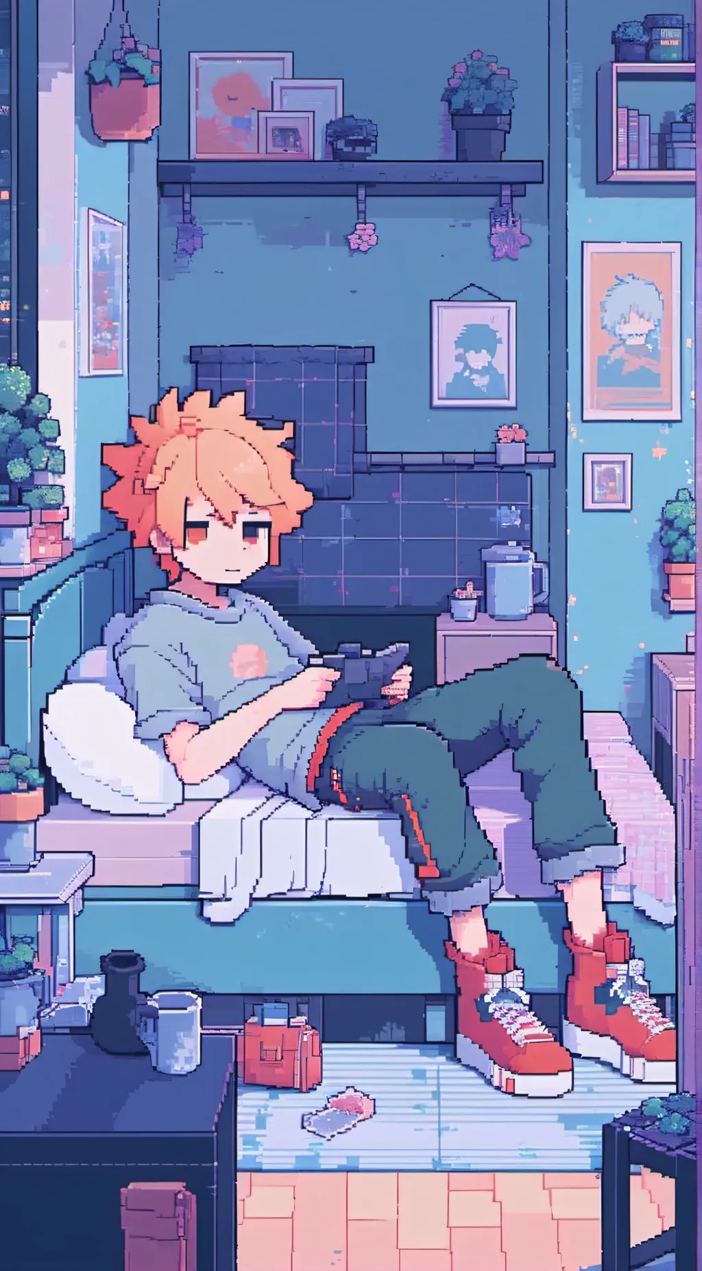 ai character: Bakugo  background