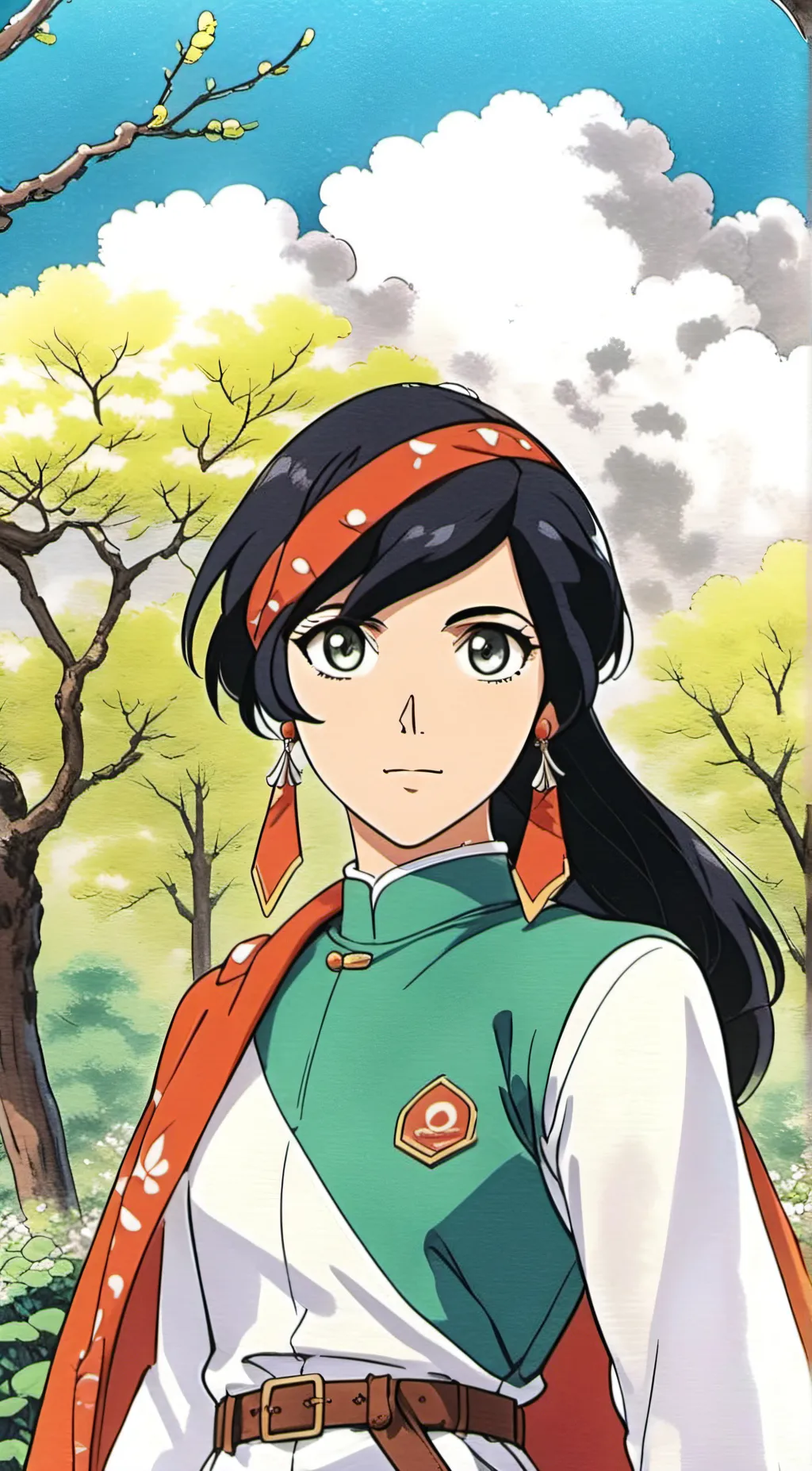 ai character: sarada background