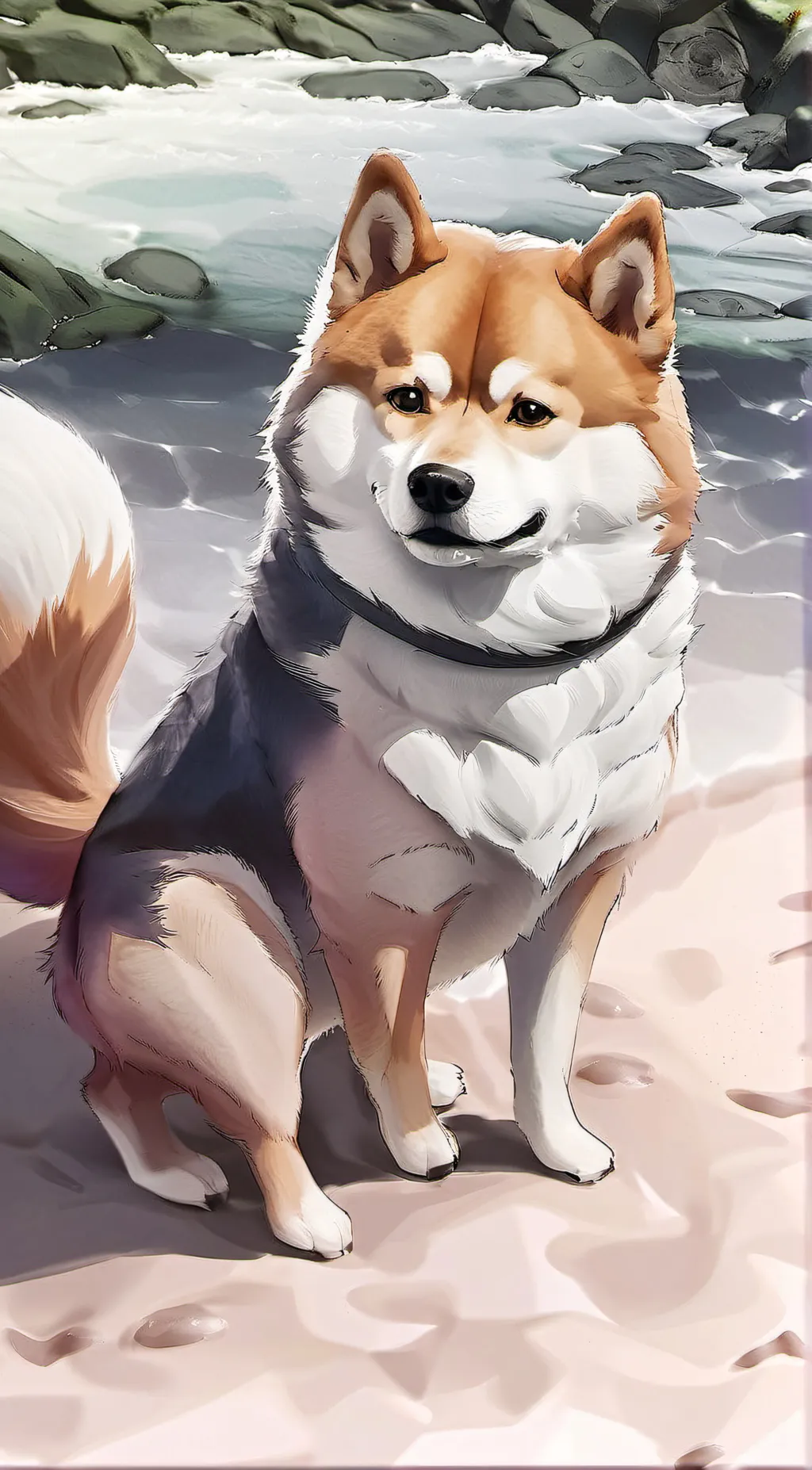 ai character: Your pet dog☆ background