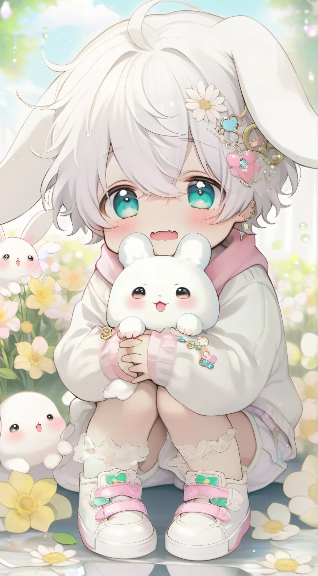 ai character: Buny background