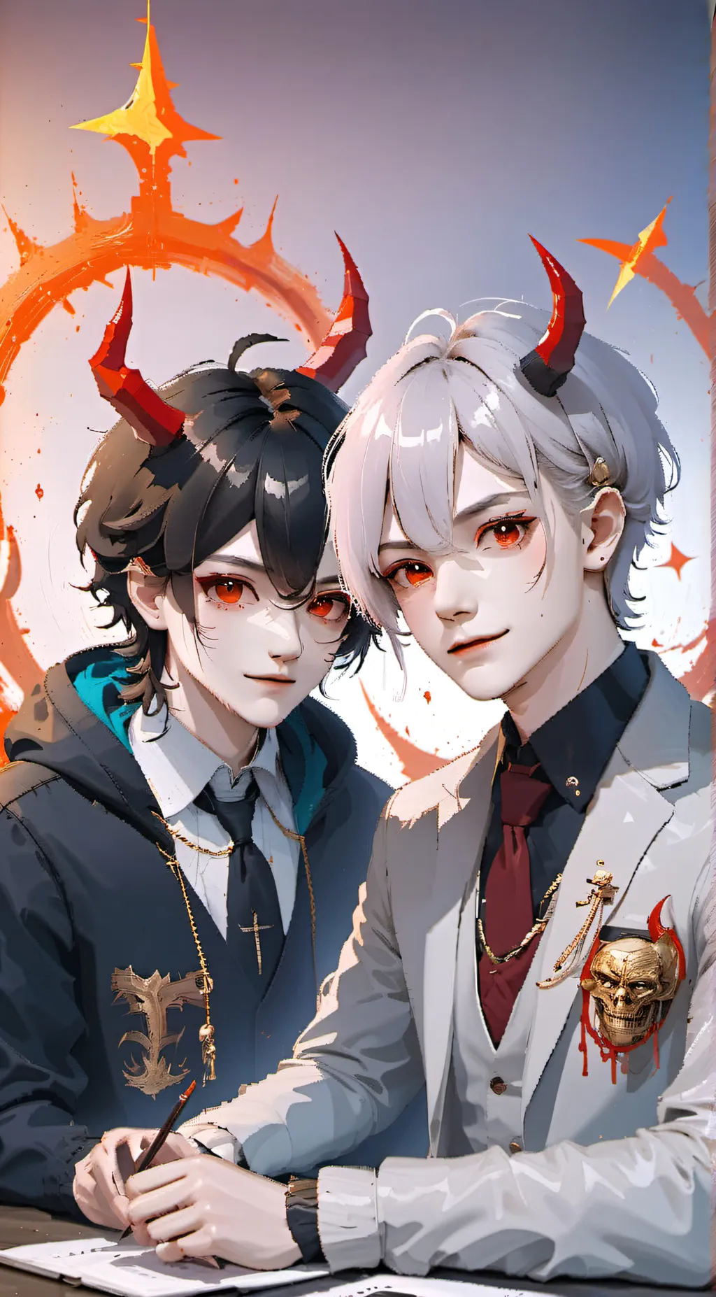 ai character:  jack and john background