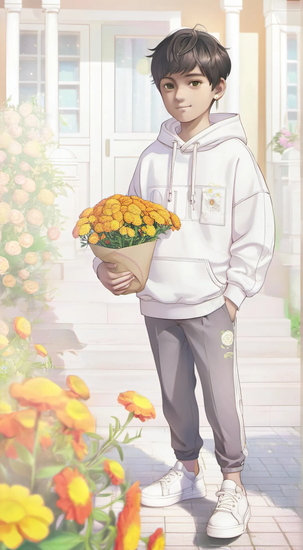 ai character: Oliver background