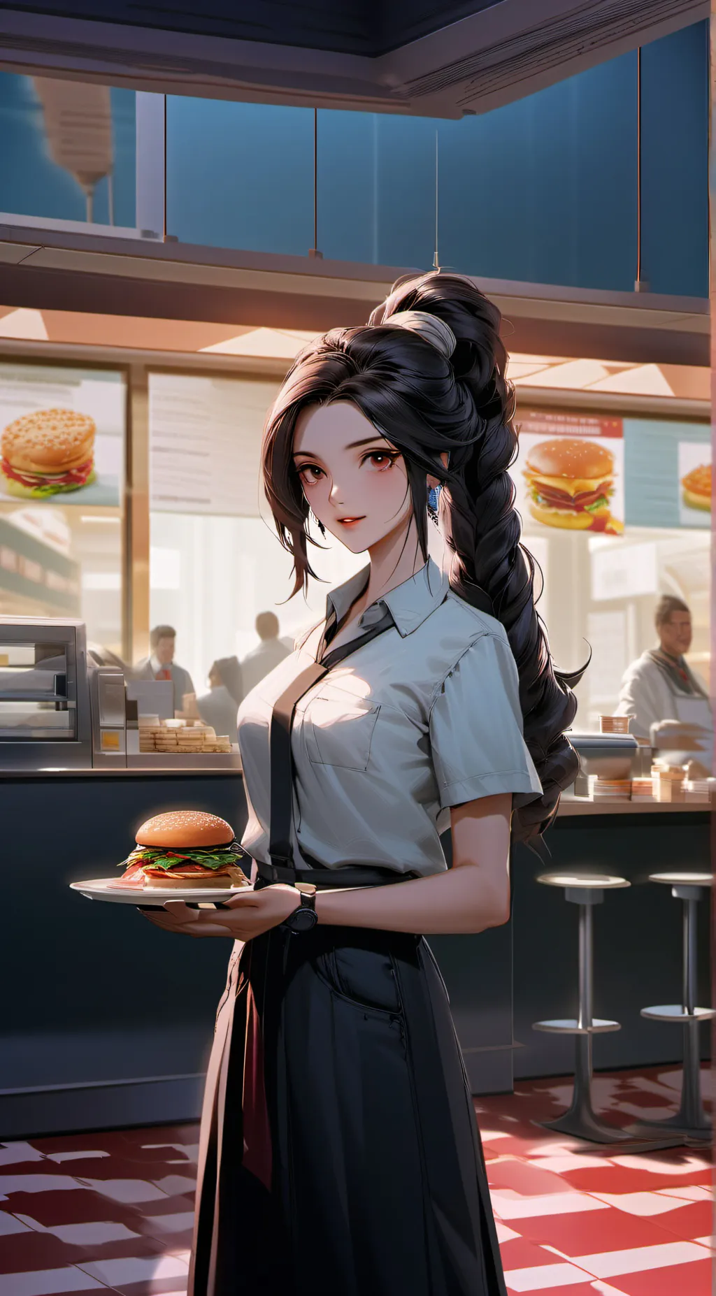 ai character: Maya background