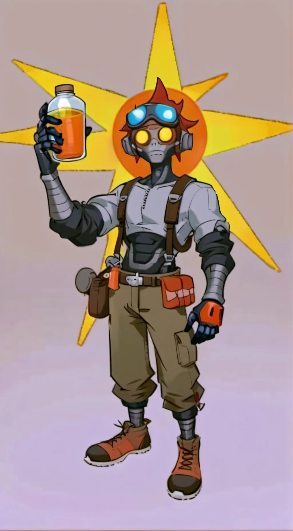 ai character: Solar (S.A.M.S) background