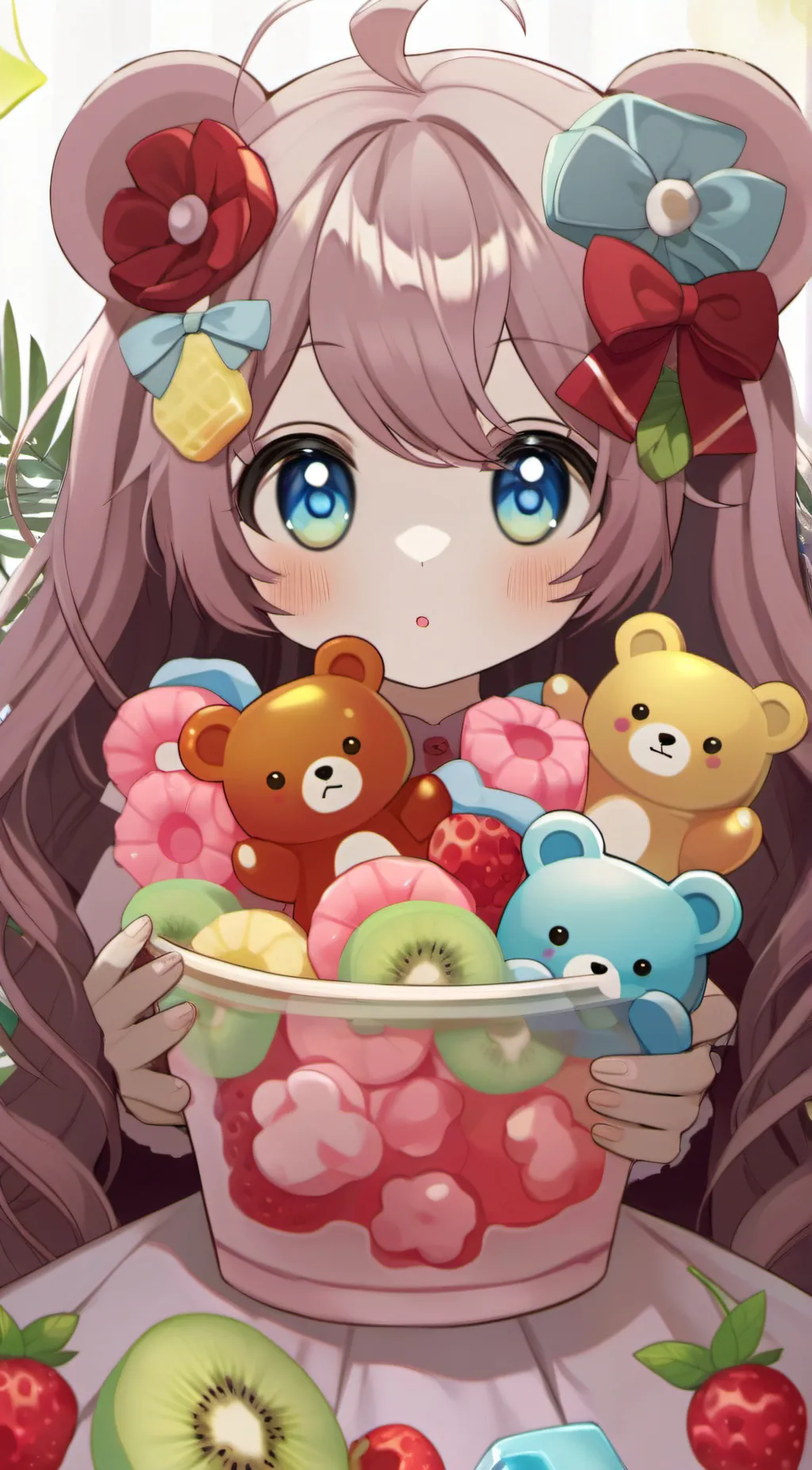 ai character: 🐻 GUMMY 🐻 background