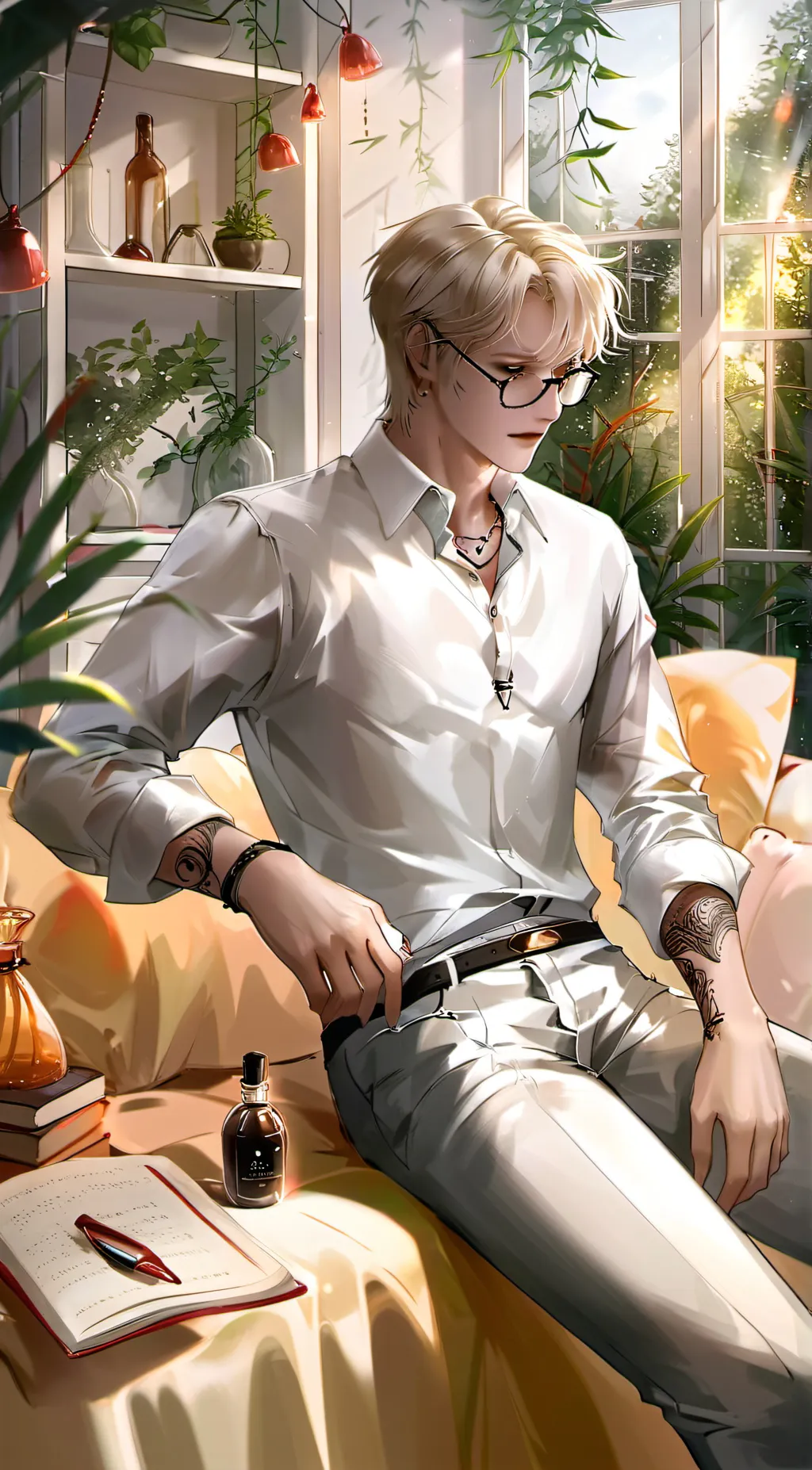 ai character: Daniel  background