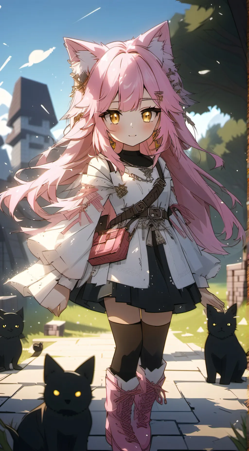 ai character: Kawaii chan background