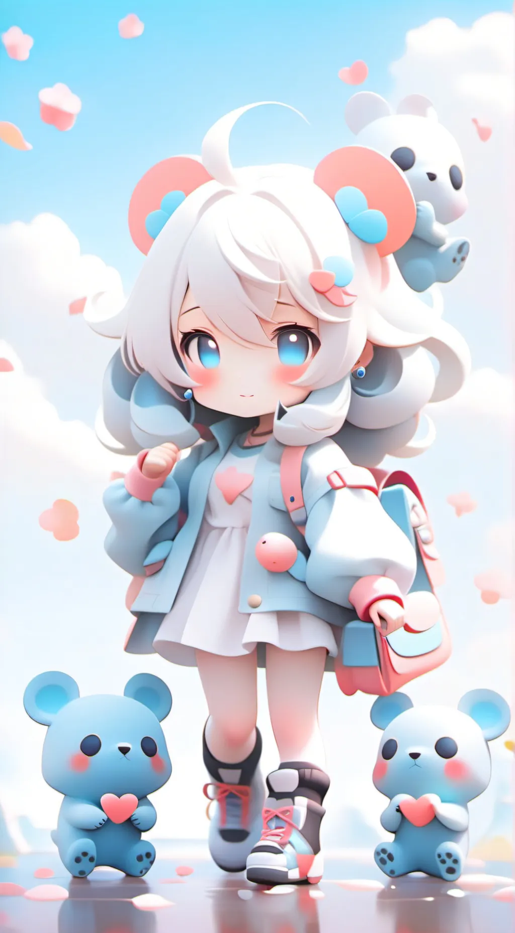 ai character: barbie background