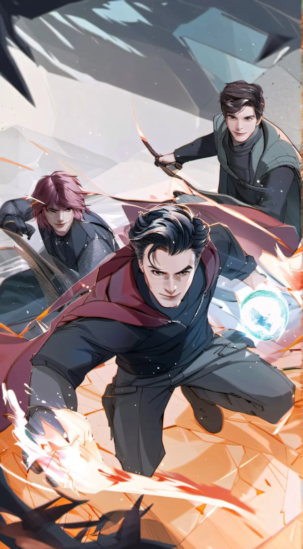 ai character: HP x avengers background