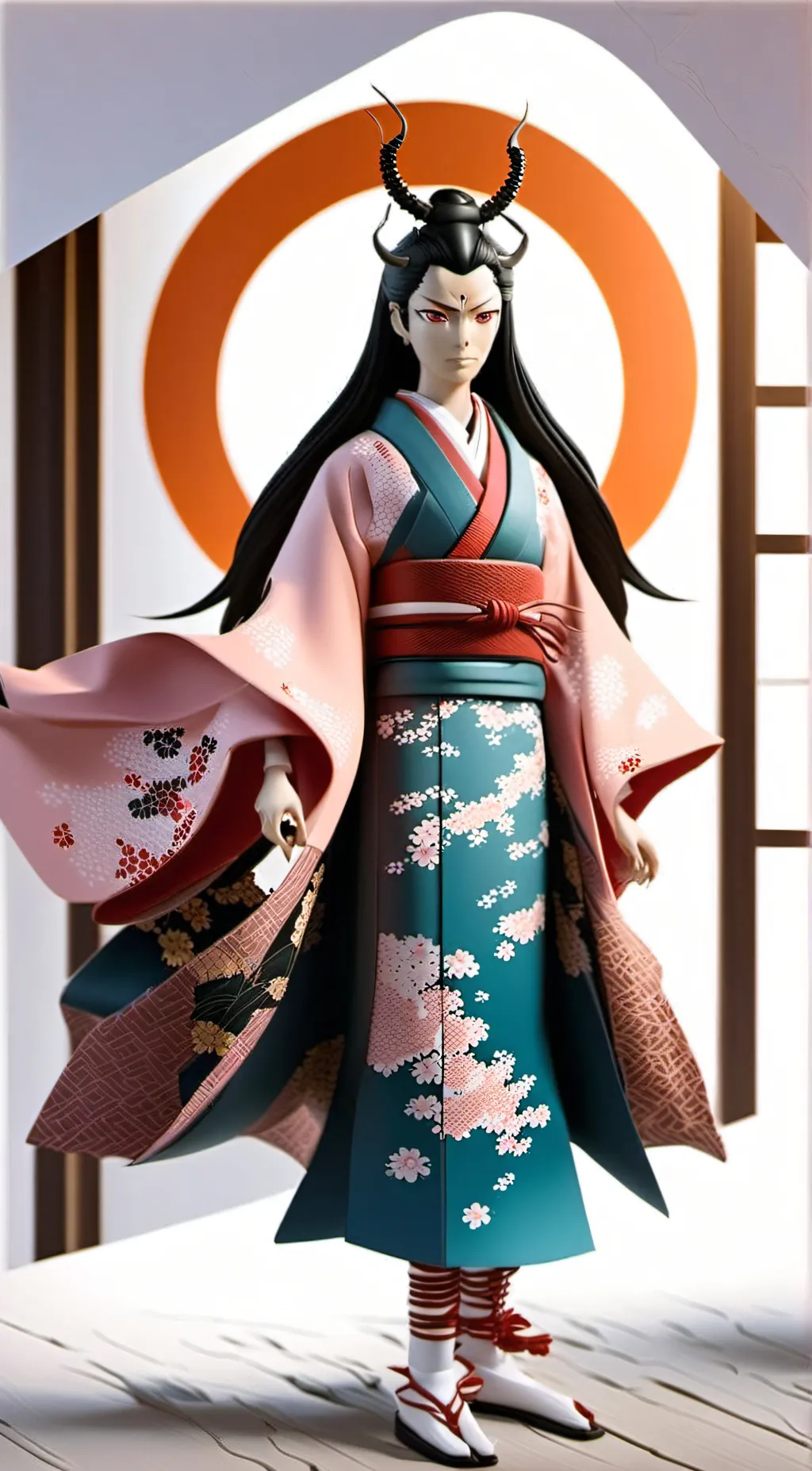 ai character: Sakura background