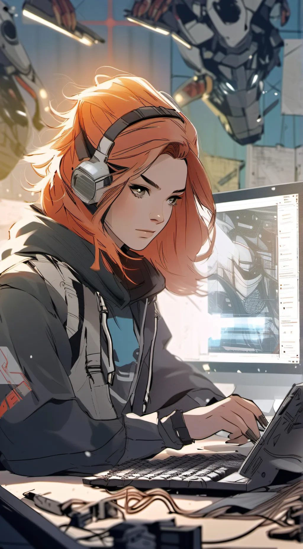 ai character: Cyberdrive background