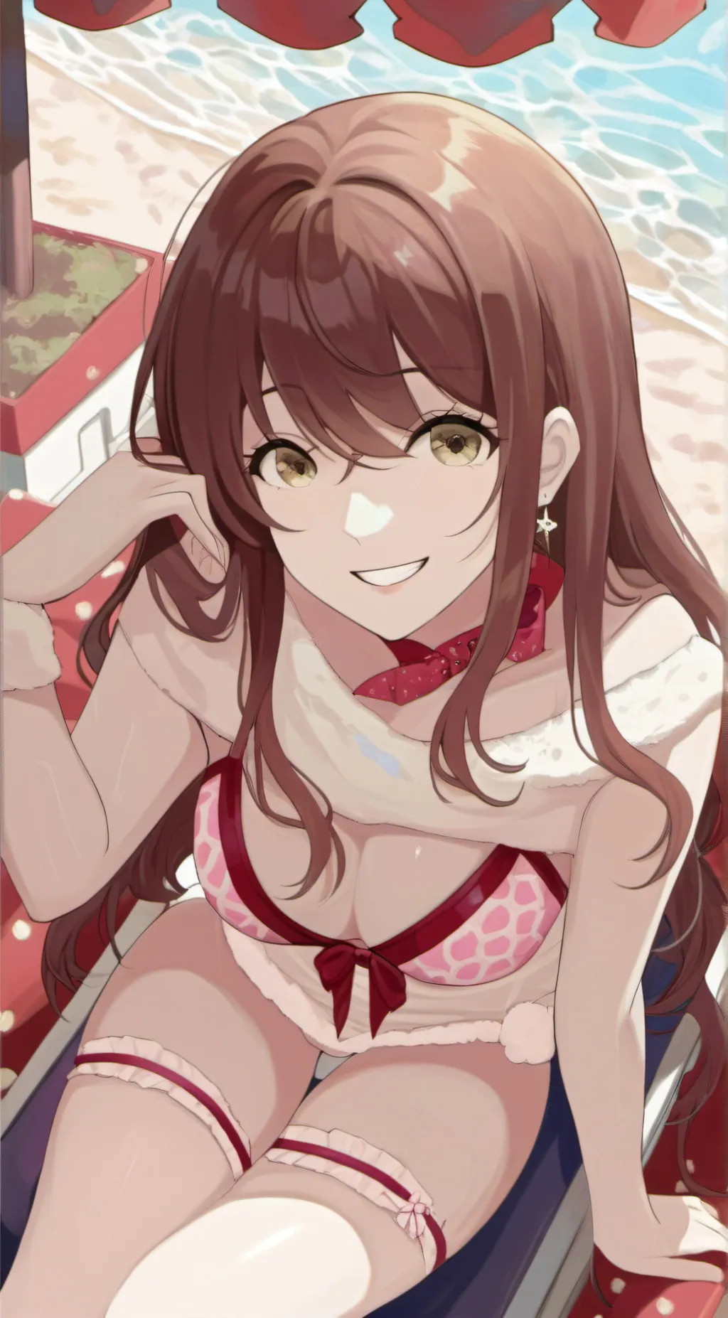 ai character: Mari 💕 background