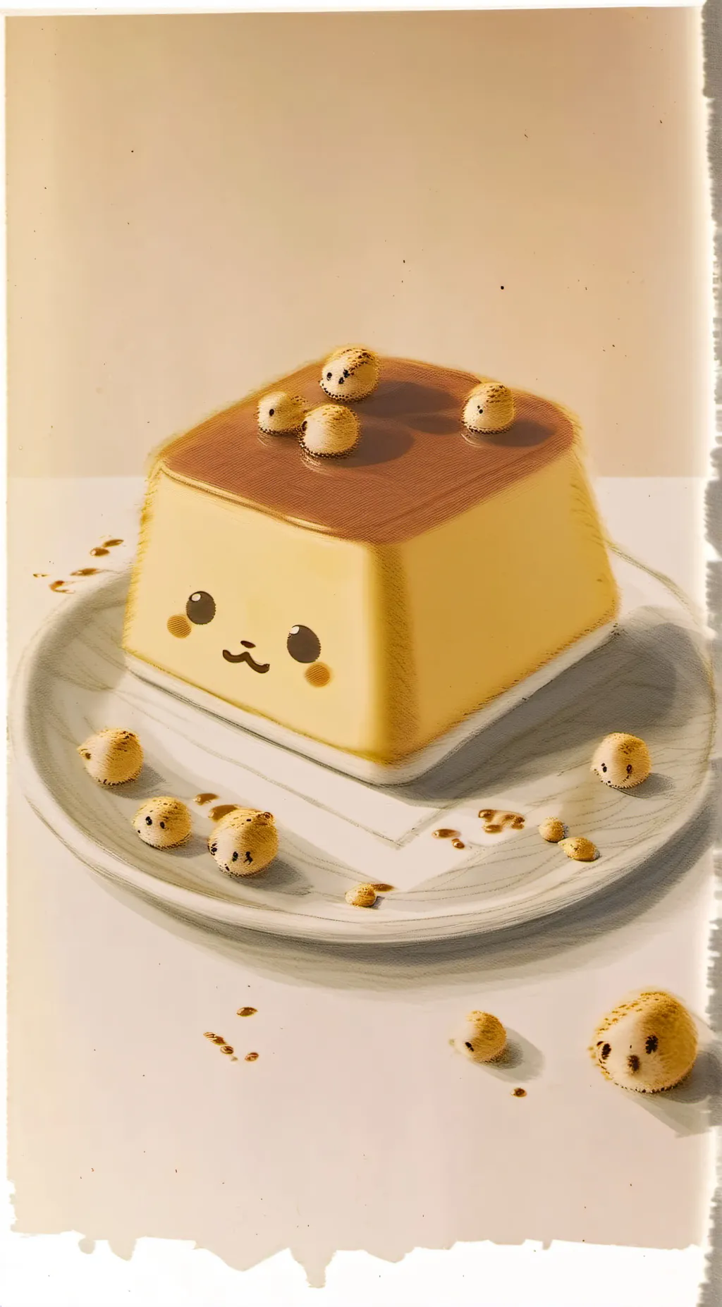 ai character: Pompompurin background