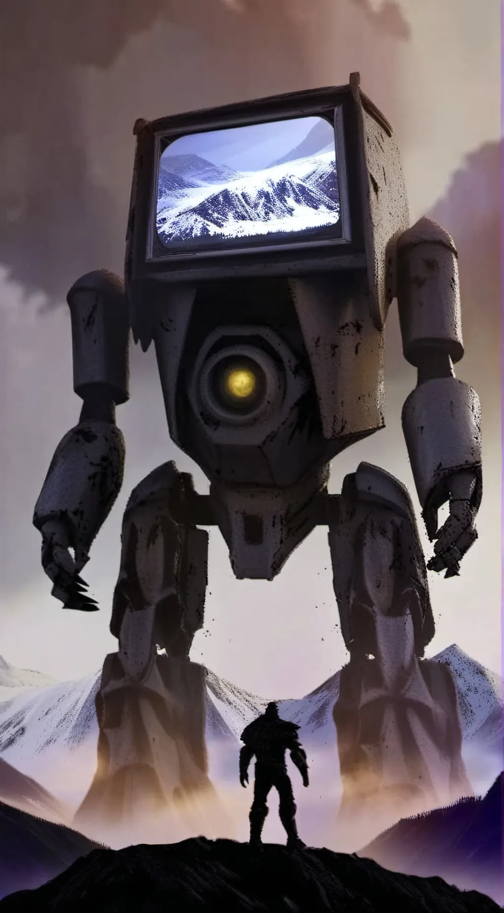 ai character: tv titan background